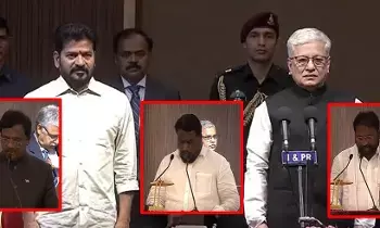 తారుమారైన అంచనాలు - మంత్రులుగా ముగ్గురు ప్రమాణ స్వీకారం