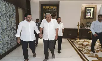ఉపరాష్ట్రపతి జగదీప్ ధన్కర్ తో మంత్రి నారా లోకేష్ భేటీ! ఉపరాష్ట్రపతి జగదీప్ ధన్కర్ తో మంత్రి నారా లోకేష్ భేటీ!
