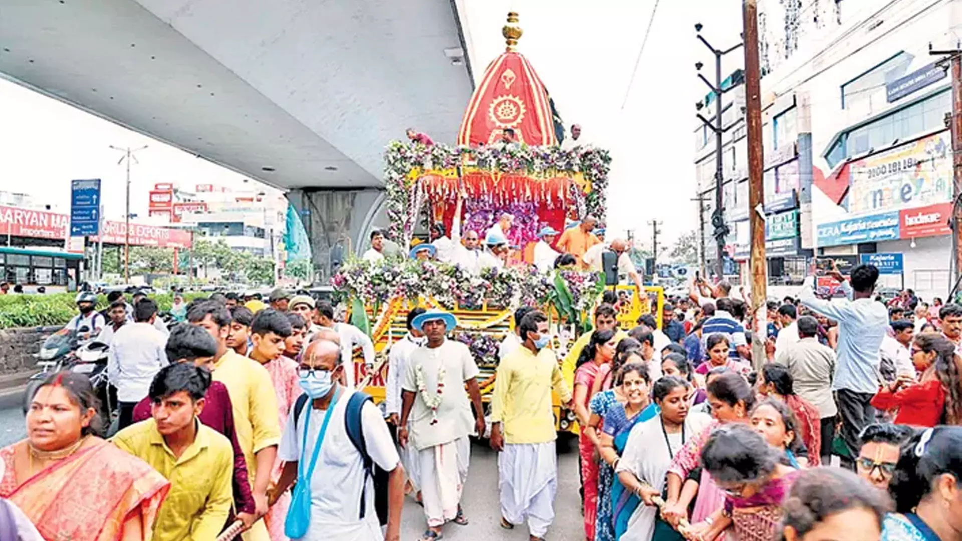అత్తాపూర్లో వైభవోపేతంగా జగన్నాథ రథయాత్ర అత్తాపూర్లో వైభవోపేతంగా జగన్నాథ రథయాత్ర