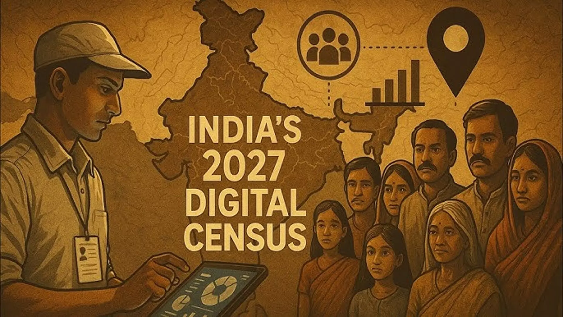 Digital Census : భారతదేశంలో తొలిసారిగా డిజిటల్ జనగణన Digital Census : భారతదేశంలో తొలిసారిగా డిజిటల్ జనగణన