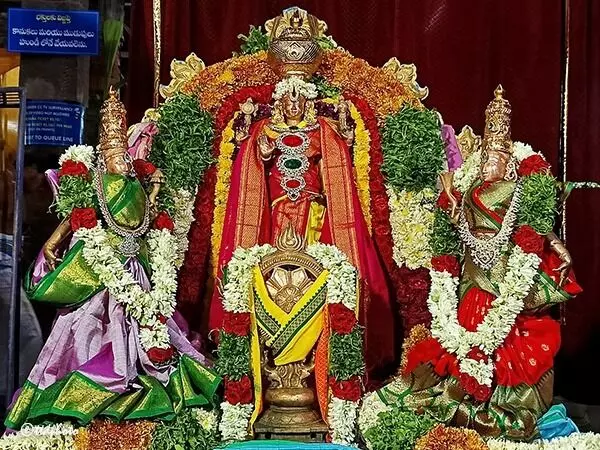 Sri Saumyanatha Swamy: సూర్య, చంద్ర ప్రభ వాహనాలపై విహరించిన శ్రీసౌమ్యనాథ స్వామి Sri Saumyanatha Swamy: సూర్య, చంద్ర ప్రభ వాహనాలపై విహరించిన శ్రీసౌమ్యనాథ స్వామి