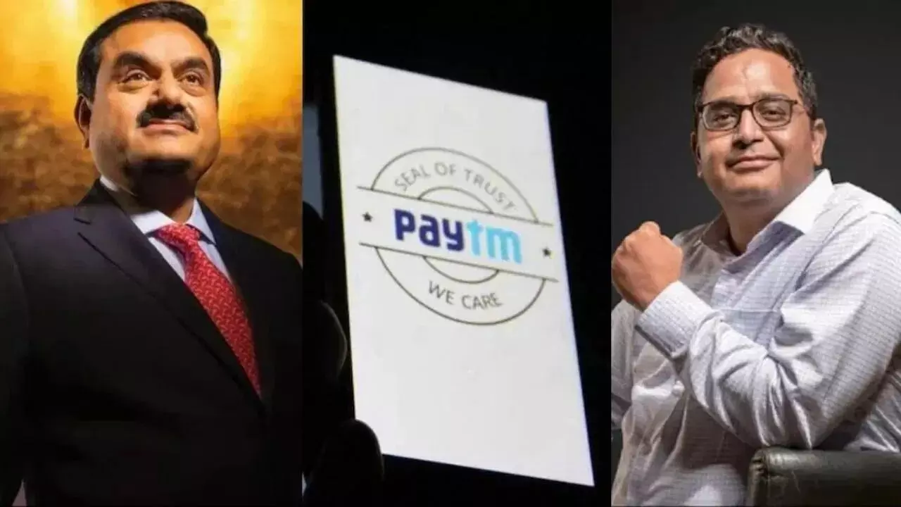 Paytm : పేటీఎం భారీ డీల్.. అదానీకి రూ.800 కోట్ల ప్రాజెక్ట్.. 5 ఏళ్లలో పూర్తి! Paytm : పేటీఎం భారీ డీల్.. అదానీకి రూ.800 కోట్ల ప్రాజెక్ట్.. 5 ఏళ్లలో పూర్తి!