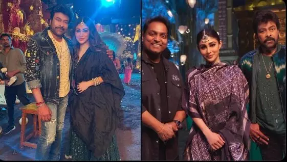 Naagin Beauty Mouni Roy: చిరుతో చిందేసిన నాగిని బ్యూటీ మౌనిరాయ్ Naagin Beauty Mouni Roy: చిరుతో చిందేసిన నాగిని బ్యూటీ మౌనిరాయ్