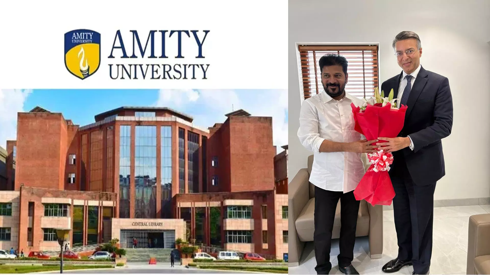 Amity University : తెలంగాణ విద్య రంగానికి సేవలు అందిస్తాం Amity University : తెలంగాణ విద్య రంగానికి సేవలు అందిస్తాం
