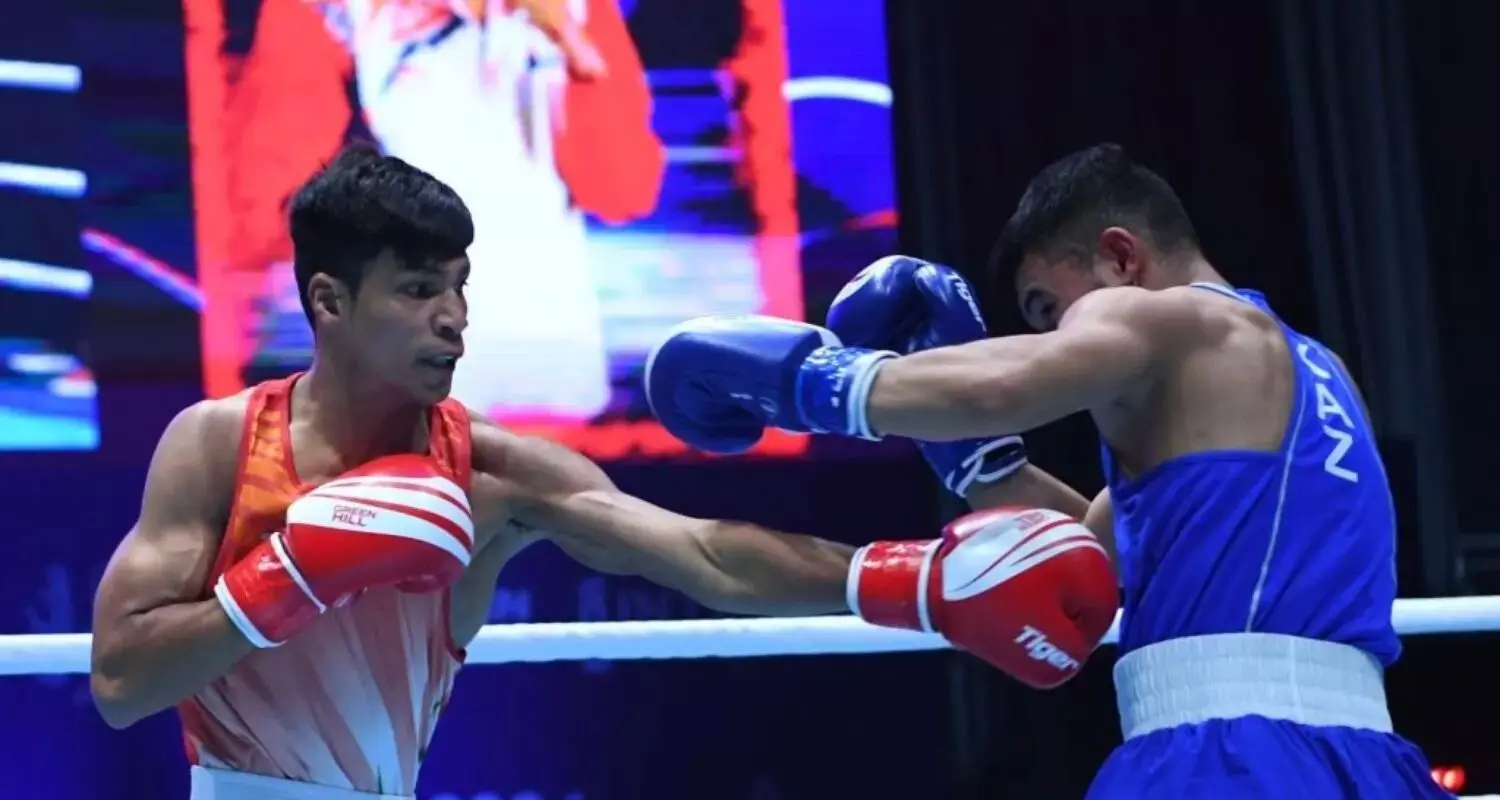 Asian Boxing Under-22 Championship: ఫైనల్ కు చేరిన నలుగురు బాక్సర్లు Asian Boxing Under-22 Championship: ఫైనల్ కు చేరిన నలుగురు బాక్సర్లు