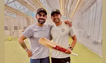 Kohli : లండన్ లో ప్రాక్టీస్ షురూ చేసిన కోహ్లీ...