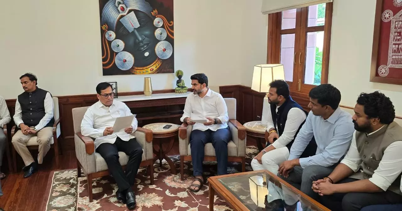 Nara Lokesh : దుగరాజపట్నం పోర్టుతోపాటు షిప్ బిల్డింగ్ యూనిట్ అభివృద్ధి చేయండి Nara Lokesh : దుగరాజపట్నం పోర్టుతోపాటు షిప్ బిల్డింగ్ యూనిట్ అభివృద్ధి చేయండి