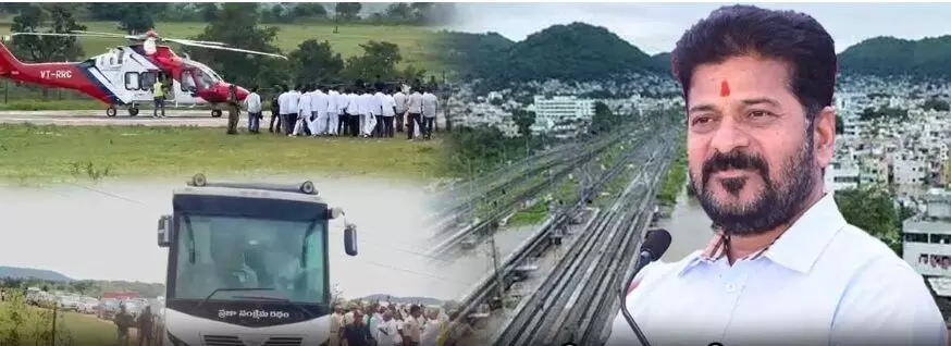 Chief Minister Revanth Reddy: కామారెడ్డిలో సీఎం రేవంత్ రెడ్డి.. వరద బాధిత ప్రాంతాల పరిశీలన Chief Minister Revanth Reddy: కామారెడ్డిలో సీఎం రేవంత్ రెడ్డి.. వరద బాధిత ప్రాంతాల పరిశీలన