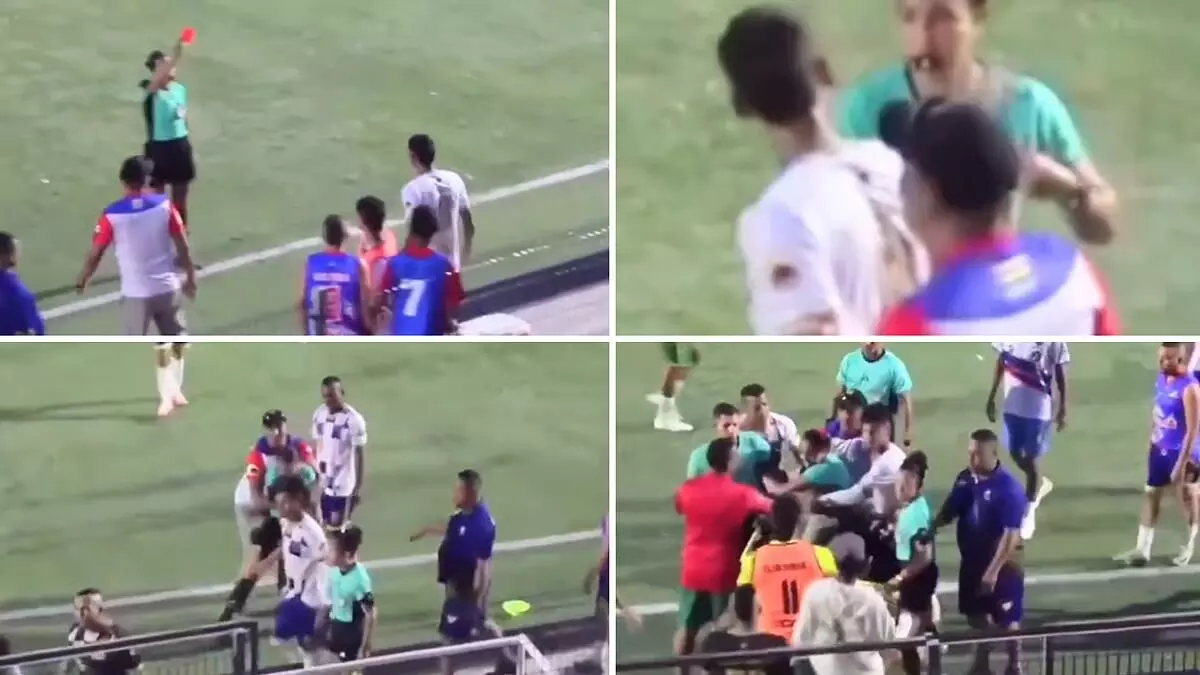Football: గ్రౌండ్ లోనే మహిళా రిఫరీని చెంప దెబ్బ కొట్టిన ప్లేయర్ Football: గ్రౌండ్ లోనే మహిళా రిఫరీని చెంప దెబ్బ కొట్టిన ప్లేయర్