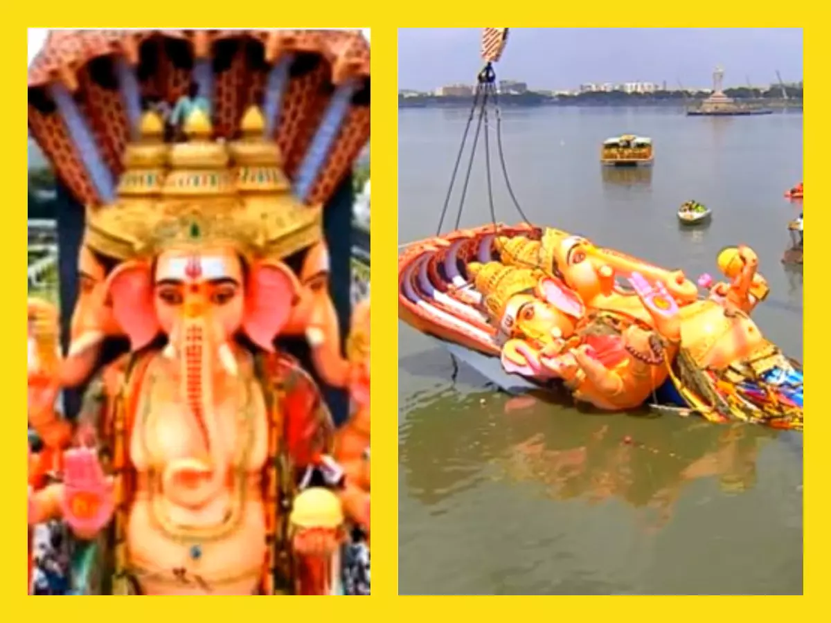 గంగమ్మ తీరంలో బడాగణేశ్.. ఖైరతాబాద్ వినాయకుడి నిమజ్జనం ఘనంగా జరిగింది. గంగమ్మ తీరంలో బడాగణేశ్.. ఖైరతాబాద్ వినాయకుడి నిమజ్జనం ఘనంగా జరిగింది.