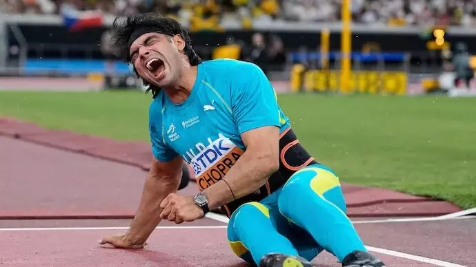 Neeraj Chopra: నిరాశ పరిచిన నీరజ్..8 వ ప్లేస్ తో సరి Neeraj Chopra: నిరాశ పరిచిన నీరజ్..8 వ ప్లేస్ తో సరి