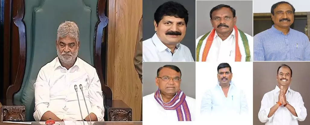 Telangan Speaker: పార్టీ మారిన 6 ఎమ్మెల్యేలకు స్పీకర్ నోటీసులు Telangan Speaker: పార్టీ మారిన 6 ఎమ్మెల్యేలకు స్పీకర్ నోటీసులు