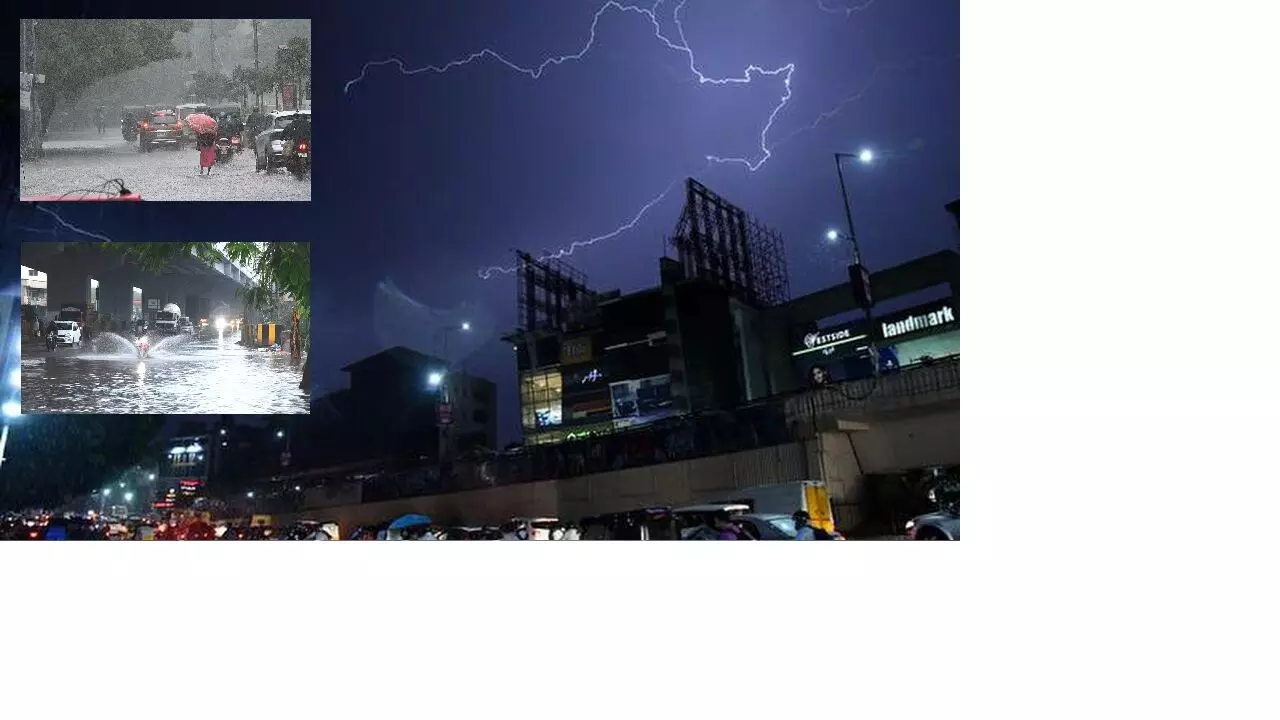 Hyderabad: హైదరాబాద్ నగరాన్ని కప్పిన క్యూములోనింబస్ మేఘాలు.. నగరంలో జోరుగా వర్షం! Hyderabad: హైదరాబాద్ నగరాన్ని కప్పిన క్యూములోనింబస్ మేఘాలు.. నగరంలో జోరుగా వర్షం!