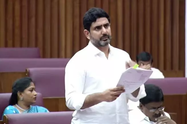 Minister Nara Lokesh: ప్రభుత్వ పాఠశాలల్లో నో అడ్మిషన్ బోర్డులు పెట్టే స్థాయికి తీసుకెళ్లడమే నా లక్ష్యం: మంత్రి నారా లోకేశ్ Minister Nara Lokesh: ప్రభుత్వ పాఠశాలల్లో నో అడ్మిషన్ బోర్డులు పెట్టే స్థాయికి తీసుకెళ్లడమే నా లక్ష్యం: మంత్రి నారా లోకేశ్