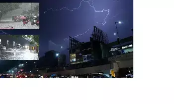 Hyderabad: హైదరాబాద్‌ నగరాన్ని  కప్పిన క్యూములోనింబస్ మేఘాలు.. నగరంలో జోరుగా వర్షం!