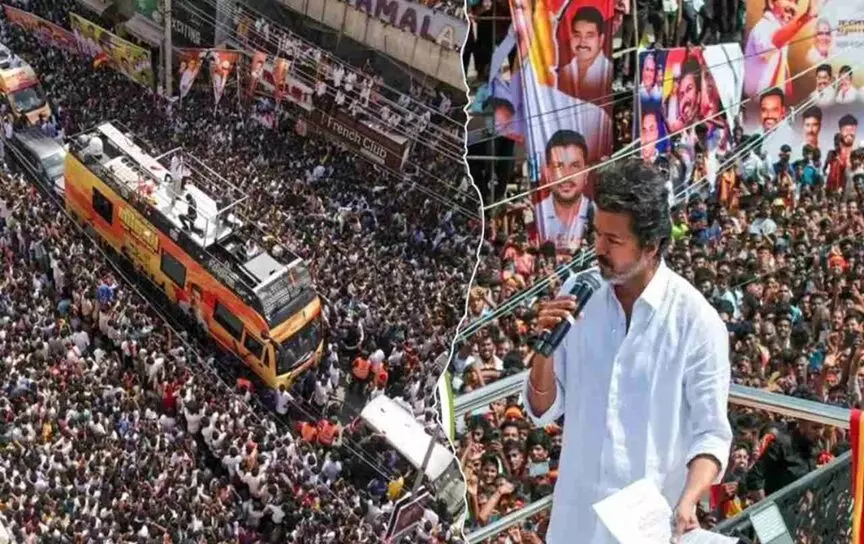 Karur Stampede: కరూర్ తొక్కిసలాట: విజయ్ ఉద్దేశపూర్వక ఆలస్యం కారణమని ఎఫ్ఐఆర్ Karur Stampede: కరూర్ తొక్కిసలాట: విజయ్ ఉద్దేశపూర్వక ఆలస్యం కారణమని ఎఫ్ఐఆర్