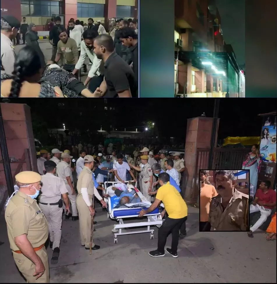 Tragic Fire in Jaipur SMS Hospital ICU: జైపూర్ ఆసుపత్రి ఐసియులో భయానక అగ్నిప్రమాదం: 8 మంది మృతి.. బాధిత కుటుంబాలు సిబ్బందిపై ఆరోపణలు Tragic Fire in Jaipur SMS Hospital ICU: జైపూర్ ఆసుపత్రి ఐసియులో భయానక అగ్నిప్రమాదం: 8 మంది మృతి.. బాధిత కుటుంబాలు సిబ్బందిపై ఆరోపణలు