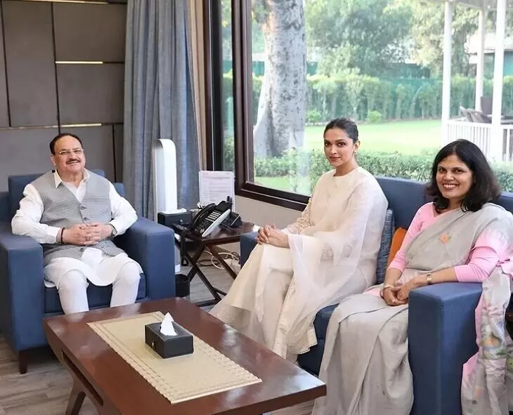 Deepika Padukone: భారత తొలి మెంటల్ హెల్త్ అంబాసిడర్గా దీపికా పదుకొణె Deepika Padukone: భారత తొలి మెంటల్ హెల్త్ అంబాసిడర్గా దీపికా పదుకొణె
