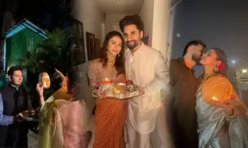 సెలబ్రిటీల కర్వాచౌత్ సంబరాలు