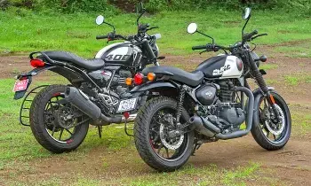 Royal Enfield Hunter 350 vs Triumph Speed 400: ఏ బైక్ బెస్ట్? ధర, పవర్, ఫీచర్ల మధ్య తేడా ఇదే Royal Enfield Hunter 350 vs Triumph Speed 400: ఏ బైక్ బెస్ట్? ధర, పవర్, ఫీచర్ల మధ్య తేడా ఇదే