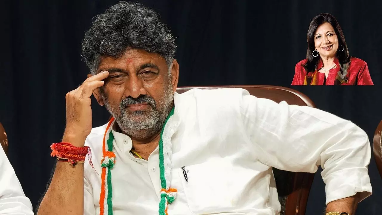 DK Shivakumar Responds: బెంగళూరు రోడ్లపై మజుందార్ షా వ్యాఖ్యలకు డీకే శివకుమార్ తీవ్ర స్పందన DK Shivakumar Responds: బెంగళూరు రోడ్లపై మజుందార్ షా వ్యాఖ్యలకు డీకే శివకుమార్ తీవ్ర స్పందన