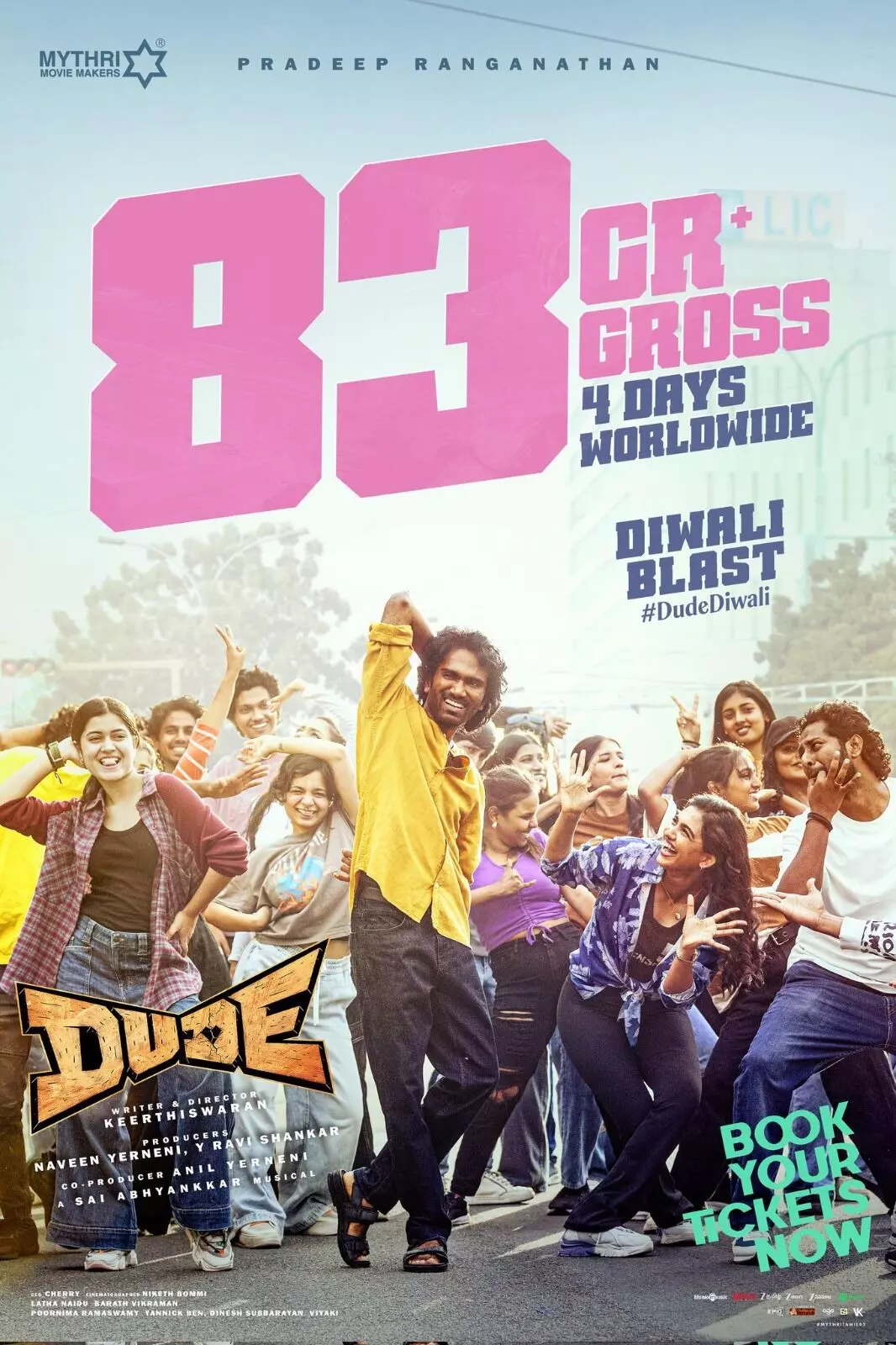 ‘Dude’ Collections: డ్యూడ్ కలెక్షన్లు...4 రోజుల్లో 83 కోట్లు ‘Dude’ Collections: డ్యూడ్ కలెక్షన్లు...4 రోజుల్లో 83 కోట్లు