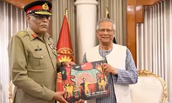 Yunus Makes Controversial Remarks Against India Again: యూనస్ మరోసారి భారత్పై వివాదాస్పద వ్యాఖ్యలు.. ఈశాన్య రాష్ట్రాలను కలిపి బంగ్లా మ్యాప్..! Yunus Makes Controversial Remarks Against India Again: యూనస్ మరోసారి భారత్పై వివాదాస్పద వ్యాఖ్యలు.. ఈశాన్య రాష్ట్రాలను కలిపి బంగ్లా మ్యాప్..!