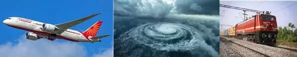 Cyclone Montha: మొంథా తుఫాను: రైలు, విమాన సర్వీసులకు బ్రేక్.. 100 రైళ్లు, 36 ఫ్లైట్లు రద్దు! Cyclone Montha: మొంథా తుఫాను: రైలు, విమాన సర్వీసులకు బ్రేక్.. 100 రైళ్లు, 36 ఫ్లైట్లు రద్దు!