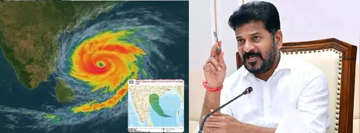 Telangana CM Revanth Reddy Reviews Cyclone Montha Impact: తెలంగాణ: మొంథా తుపాను ప్రభావంపై సీఎం రేవంత్రెడ్డి సమీక్ష.. ప్రాణాలు, ఆస్తులు కాపాడండి: అధికారులకు ఆదేశాలు Telangana CM Revanth Reddy Reviews Cyclone Montha Impact: తెలంగాణ: మొంథా తుపాను ప్రభావంపై సీఎం రేవంత్రెడ్డి సమీక్ష.. ప్రాణాలు, ఆస్తులు కాపాడండి: అధికారులకు ఆదేశాలు