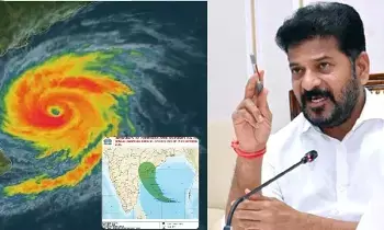Telangana CM Revanth Reddy Reviews Cyclone Montha Impact: తెలంగాణ: మొంథా తుపాను ప్రభావంపై సీఎం రేవంత్రెడ్డి సమీక్ష.. ప్రాణాలు, ఆస్తులు కాపాడండి: అధికారులకు ఆదేశాలు Telangana CM Revanth Reddy Reviews Cyclone Montha Impact: తెలంగాణ: మొంథా తుపాను ప్రభావంపై సీఎం రేవంత్రెడ్డి సమీక్ష.. ప్రాణాలు, ఆస్తులు కాపాడండి: అధికారులకు ఆదేశాలు