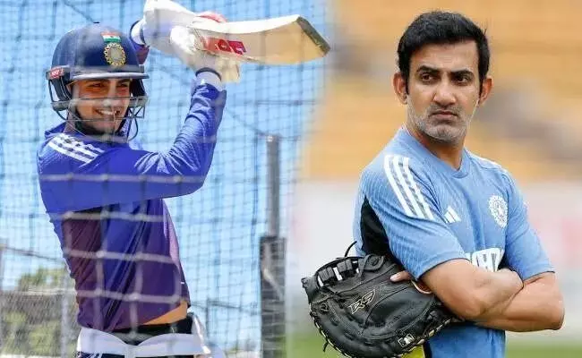 Gambhir Has a Serious Talk with Gill: కీలక పోరుకు ముందు గిల్తో గంభీర్ సీరియస్ టాకింగ్ Gambhir Has a Serious Talk with Gill: కీలక పోరుకు ముందు గిల్తో గంభీర్ సీరియస్ టాకింగ్