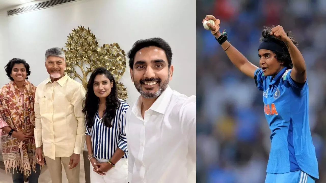 Telugu Cricketer Sri Charani: తెలుగు క్రికెటర్ శ్రీ చరణికి చంద్రబాబు బంపర్ ఆఫర్ Telugu Cricketer Sri Charani: తెలుగు క్రికెటర్ శ్రీ చరణికి చంద్రబాబు బంపర్ ఆఫర్