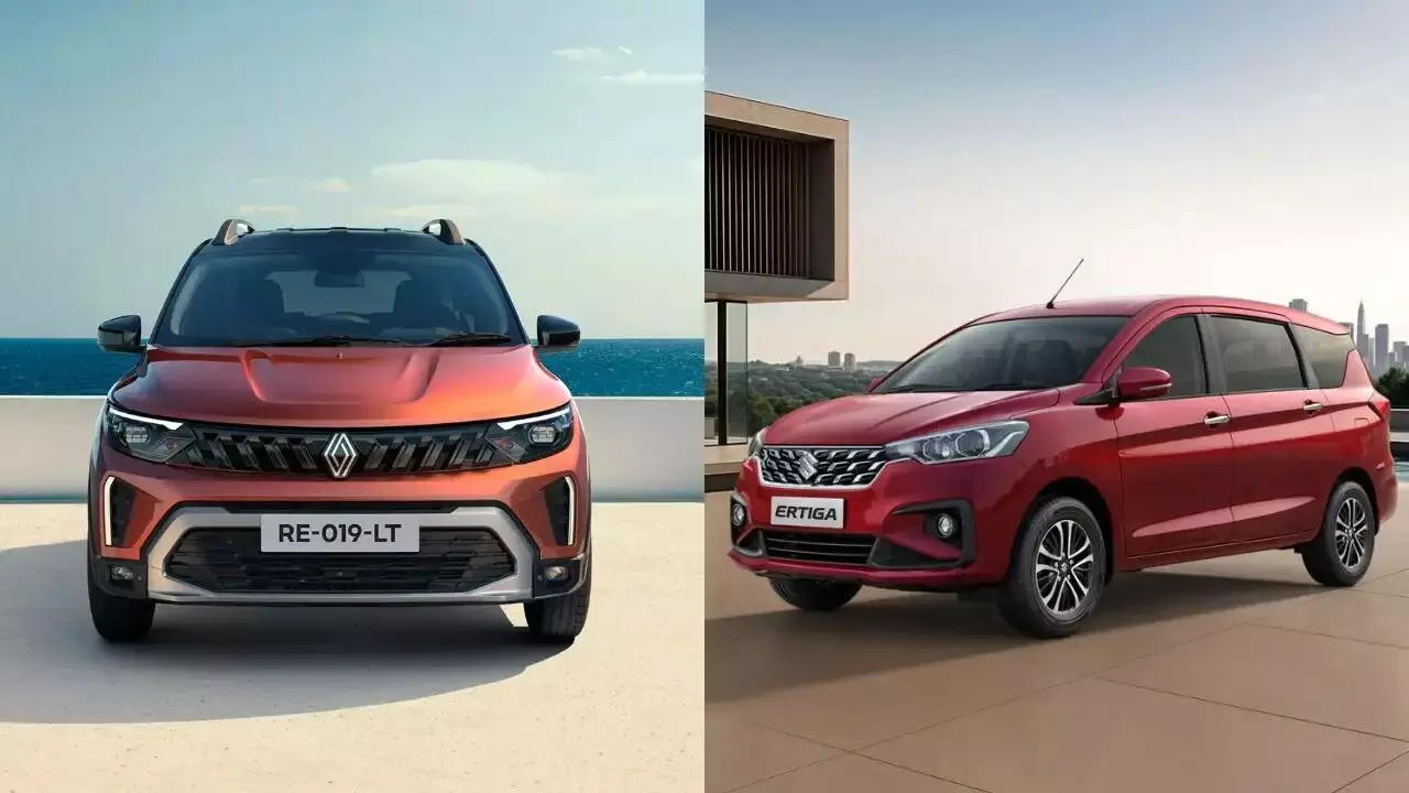 Renault Triber vs Maruti Ertiga: రెనాల్ట్ ట్రైబర్ vs మారుతి ఎర్టిగా.. ఫ్యామిలీ కార్లలో బెస్ట్ ఛాయిస్ ఏది? Renault Triber vs Maruti Ertiga: రెనాల్ట్ ట్రైబర్ vs మారుతి ఎర్టిగా.. ఫ్యామిలీ కార్లలో బెస్ట్ ఛాయిస్ ఏది?