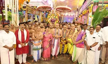 Sri Padmavathi Ammavari Karthika Brahmotsavams: శ్రీ పద్మావతి అమ్మవారి కార్తీక బ్రహ్మోత్సవాలకు శాస్త్రోక్తంగా అంకురార్పణ Sri Padmavathi Ammavari Karthika Brahmotsavams: శ్రీ పద్మావతి అమ్మవారి కార్తీక బ్రహ్మోత్సవాలకు శాస్త్రోక్తంగా అంకురార్పణ