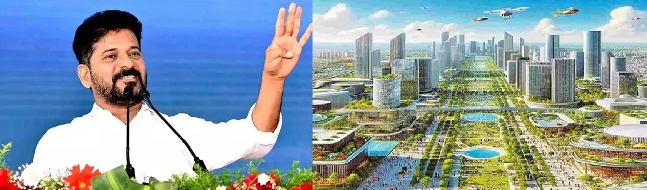 CM Revanth Demands Central Support for Future City Development: ఫ్యూచర్ సిటీకి కేంద్ర సహకారం అవసరం.. ప్రాంతీయ పట్టణాభివృద్ధి సమావేశంలో సీఎం రేవంత్ డిమాండ్ CM Revanth Demands Central Support for Future City Development: ఫ్యూచర్ సిటీకి కేంద్ర సహకారం అవసరం.. ప్రాంతీయ పట్టణాభివృద్ధి సమావేశంలో సీఎం రేవంత్ డిమాండ్