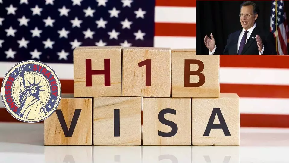 Chennai H-1B Visa Scam: చెన్నై హెచ్-1బి వీసా స్కాంలో డేవ్ బ్రాట్ ఫైర్! 2.2 లక్షల జారీపై తీవ్ర విమర్శలు! Chennai H-1B Visa Scam: చెన్నై హెచ్-1బి వీసా స్కాంలో డేవ్ బ్రాట్ ఫైర్! 2.2 లక్షల జారీపై తీవ్ర విమర్శలు!