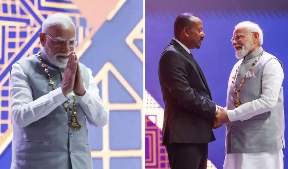 Ethiopia’s Highest Civilian Honour: ప్రధాని మోదీకి ఇథియోపియా అత్యున్నత పౌర గౌరవం Ethiopia’s Highest Civilian Honour: ప్రధాని మోదీకి ఇథియోపియా అత్యున్నత పౌర గౌరవం