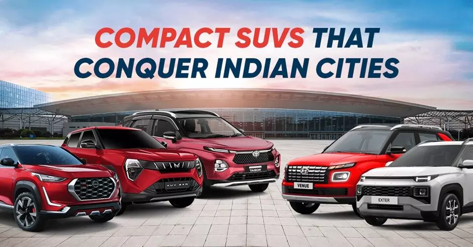 Compact SUVs : నగర వినియోగదారుల తొలి ఎంపికగా కాంపాక్ట్ SUVలు Compact SUVs : నగర వినియోగదారుల తొలి ఎంపికగా కాంపాక్ట్ SUVలు