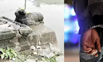 Draksharamam Shiva Lingam Vandalised: ద్రాక్షారామంలో శివలింగం ధ్వంసం: నిందితుడు పోలీసు కస్టడీలో