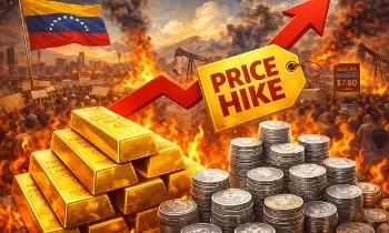 Gold Silver Price : వెనిజులా సంక్షోభంతో రికార్డు స్థాయిలో పెరిగిన ధరలు..తులం బంగారం లక్షన్నర దిశగా Gold Silver Price : వెనిజులా సంక్షోభంతో రికార్డు స్థాయిలో పెరిగిన ధరలు..తులం బంగారం లక్షన్నర దిశగా