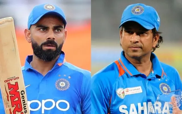 Virat Kohli Breaks Sachin Tendulkar’s World Record: సచిన్ వరల్డ్ రికార్డ్ ను బద్దలు కొట్టిన విరాట్ కోహ్లీ Virat Kohli Breaks Sachin Tendulkar’s World Record: సచిన్ వరల్డ్ రికార్డ్ ను బద్దలు కొట్టిన విరాట్ కోహ్లీ