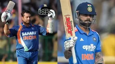 ‘King’ Kohli on a Record-Hunting Spree: రికార్డుల వేటలో కింగ్ కోహ్లీ: సచిన్ రికార్డు సమం ‘King’ Kohli on a Record-Hunting Spree: రికార్డుల వేటలో కింగ్ కోహ్లీ: సచిన్ రికార్డు సమం