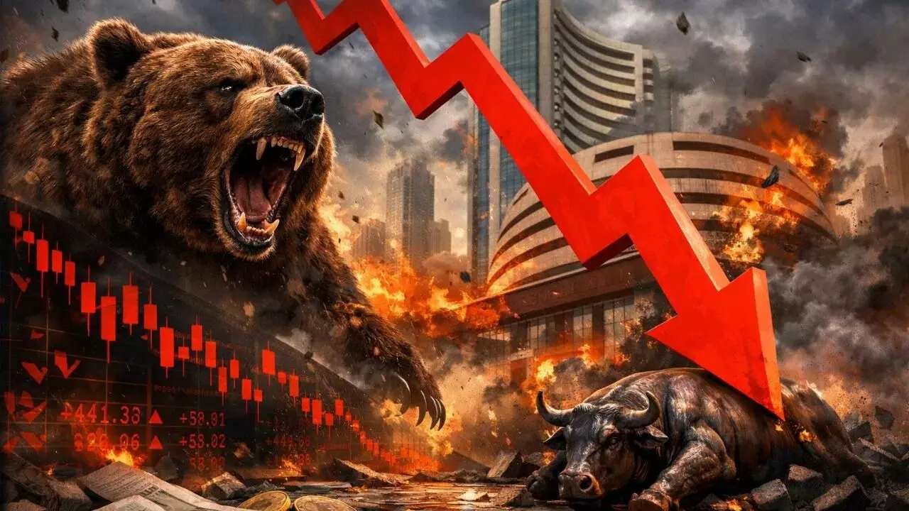 Stock Market Crash : షేర్ మార్కెట్ షాక్.. 6 రోజుల్లో రూ. 19 లక్షల కోట్లు మటాష్ Stock Market Crash : షేర్ మార్కెట్ షాక్.. 6 రోజుల్లో రూ. 19 లక్షల కోట్లు మటాష్