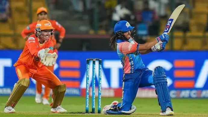 Womens Premier League (WPL) 2026: చెలరేగిన హర్మన్..గుజరాత్ పై ముంబై విక్టరీ Womens Premier League (WPL) 2026: చెలరేగిన హర్మన్..గుజరాత్ పై ముంబై విక్టరీ