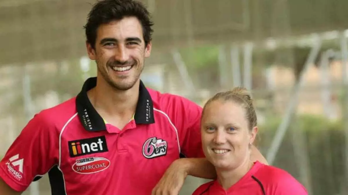 Australian star pacer Mitchell Starc: భార్య రిటైర్మెంట్పై స్టార్క్ ఎమోషనల్ పోస్ట్! Australian star pacer Mitchell Starc: భార్య రిటైర్మెంట్పై స్టార్క్ ఎమోషనల్ పోస్ట్!