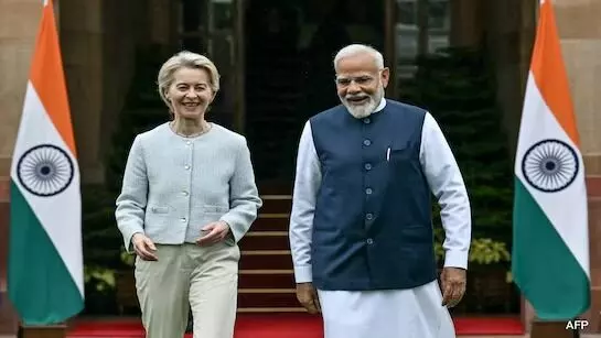 India EU Trade : ట్రంప్ టారిఫ్ దెబ్బ..భారత్కు అదిరిపోయే అదృష్టం India EU Trade : ట్రంప్ టారిఫ్ దెబ్బ..భారత్కు అదిరిపోయే అదృష్టం