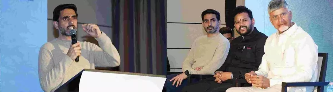 AP IT Minister Nara Lokesh: చంద్రబాబు తమకు మార్గదర్శకులు, తాము మిస్సైల్స్లా పని చేస్తాం: లోకేశ్ AP IT Minister Nara Lokesh: చంద్రబాబు తమకు మార్గదర్శకులు, తాము మిస్సైల్స్లా పని చేస్తాం: లోకేశ్