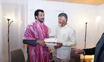 Andhra Pradesh Chief Minister Nara Chandrababu Naidu: ఏపీ సీఎం చంద్రబాబు దావోస్‌లో యూఏఈ ఆర్థిక మంత్రితో కీలక భేటీ