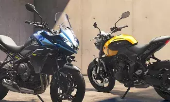 Triumph : మల్టీకలర్ గ్రాఫిక్స్, మోడ్రన్ ఫీచర్లు..ట్రయంఫ్ ట్రైడెంట్ 660లో అదిరిపోయే మార్పులు Triumph : మల్టీకలర్ గ్రాఫిక్స్, మోడ్రన్ ఫీచర్లు..ట్రయంఫ్ ట్రైడెంట్ 660లో అదిరిపోయే మార్పులు