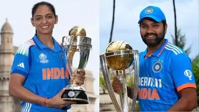 Rohit Sharma and Harmanpreet Kaur: రోహిత్ శర్మ, హర్మన్ప్రీత్లకు పద్మశ్రీ! Rohit Sharma and Harmanpreet Kaur: రోహిత్ శర్మ, హర్మన్ప్రీత్లకు పద్మశ్రీ!